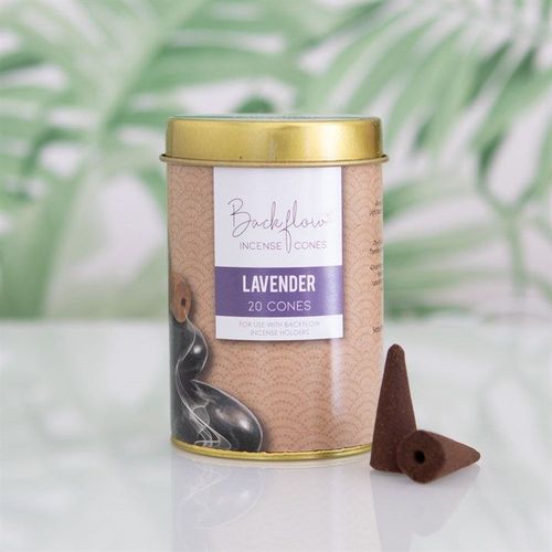 6 Tins of Elements Lavender Jumbo Backflow Cones - Backflow Burners & Cones - Inspired Creative Gifts