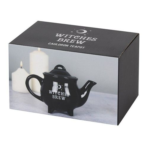 Witches Brew Black Ceramic Tea Pot - Tableware - Inspired Creative Gifts