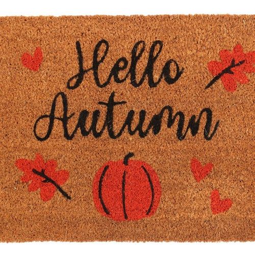 Natural Hello Autumn Doormat - Garden Accessories - Inspired Creative Gifts