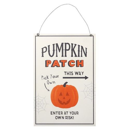 30cm Pumpkin Patch Hanging Sign - Sign - Inspired Creative Gifts