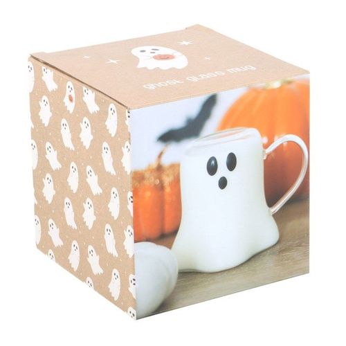 Ghost Shaped Glass Mug - Mugs - Inspired Creative Gifts