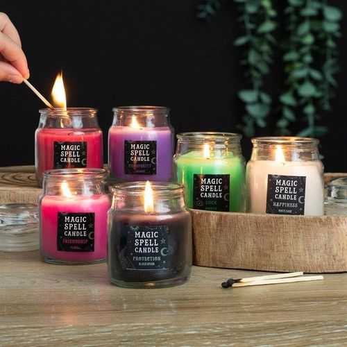 Lavender 'Prosperity' Spell Candle Jar - Candles - Inspired Creative Gifts