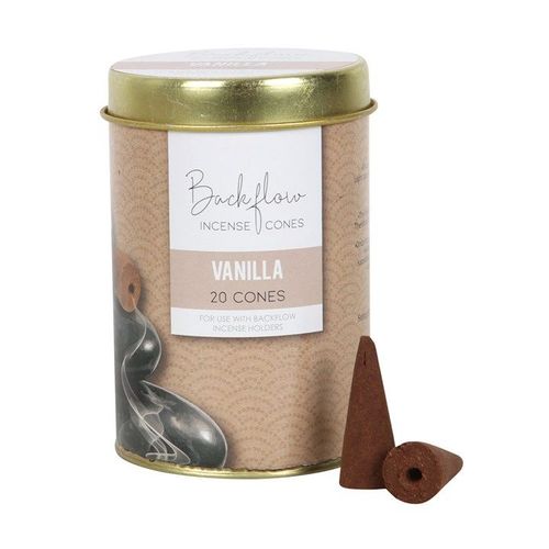 6 Tins of  Elements Vanilla Jumbo Backflow Cones - Backflow Burners & Cones - Inspired Creative Gifts