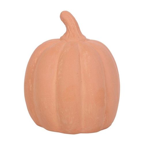 12.5cm Terracotta Pumpkin Ornament - Garden Accessories - Inspired Creative Gifts