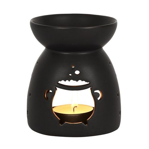 Black Cauldron Cut Out Oil Burner - Oil Burner - Inspired Creative Gifts