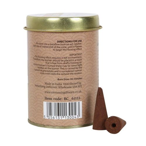 6 Tins of Elements Palo Santo Jumbo Backflow Cones - Backflow Burners & Cones - Inspired Creative Gifts