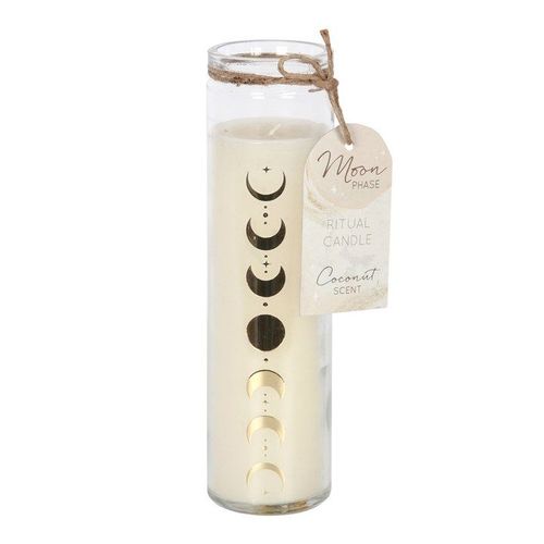 Moon Phase Coconut Tube Candle - Candles - Inspired Creative Gifts