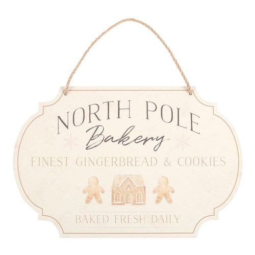 North Pole Bakery Hanging Sign - Sign - Inspired Creative Gifts