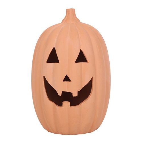 23cm Terracotta Pumpkin Ornament - Garden Accessories - Inspired Creative Gifts