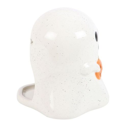 Ghost Shaped Tealight Candle Holder with Pumpkin - Candle Holders - Inspired Creative Gifts