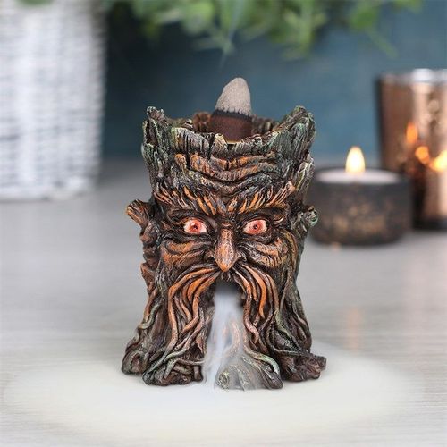 Small Green Man Backflow Incense Burner - Inspired Creative Gifts