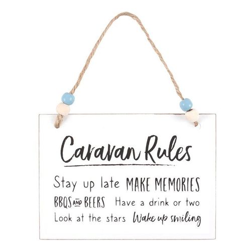Caravan Rules Hanging Sign - Sign - Inspired Creative Gifts