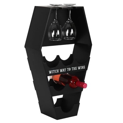 Coffin Wine Shelf - Shelves - Inspired Creative Gifts