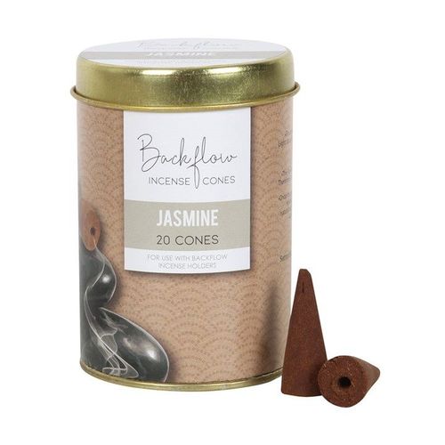 6 Tins of  Elements Jasmine Jumbo Backflow Cones - Backflow Burners & Cones - Inspired Creative Gifts