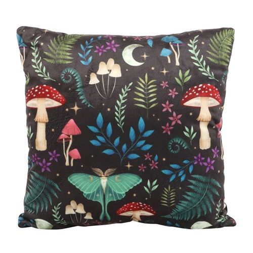 35cm Square Dark Forest Print Cushion - Inspired Creative Gifts