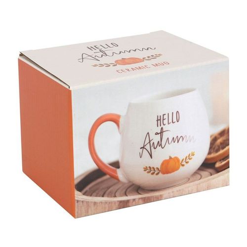 Hello Autumn Rounded Mug - Mugs - Inspired Creative Gifts
