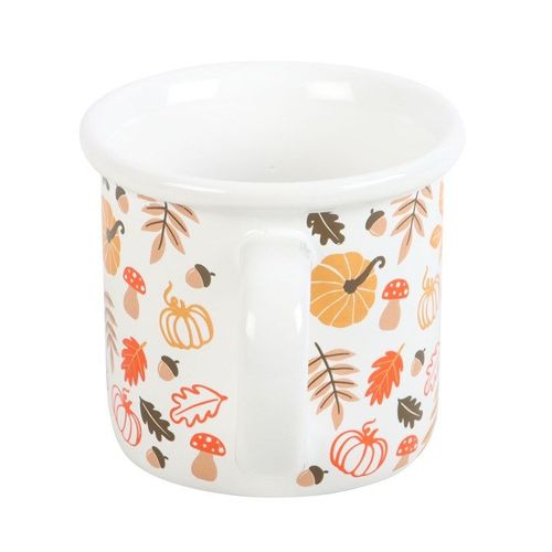 Autumn Leaves and Pumpkins Mug - Mugs - Inspired Creative Gifts