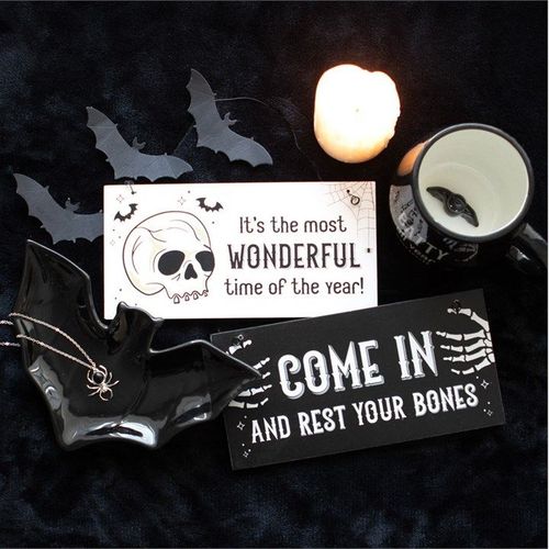 Come In and Rest Your Bones Hanging Sign - Sign - Inspired Creative Gifts