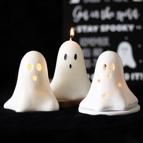 10cm Unscented Ghost Candle - Inspired Creative Gifts