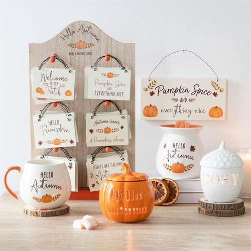 Hello Autumn Rounded Mug - Mugs - Inspired Creative Gifts