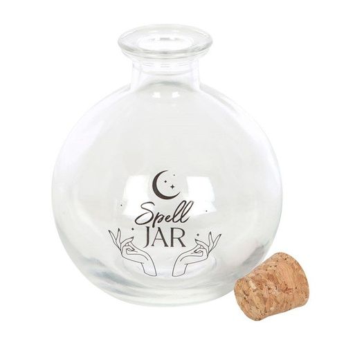 10cm Glass Spell Jar with Recipe Booklet - Inspired Creative Gifts