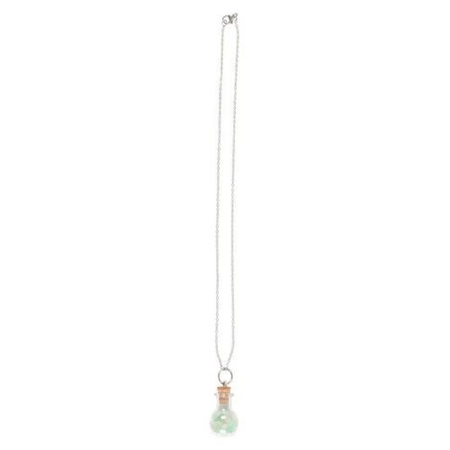 Luck Green Aventurine Crystal Chip Potion Bottle Necklace - Jewellery - Inspired Creative Gifts