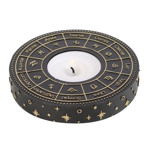 Astrology Wheel Tealight Candle Holder - Candle Holders - Inspired Creative Gifts