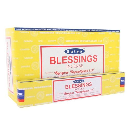 12 Packs of Blessings Incense Sticks by Satya - Inspired Creative Gifts