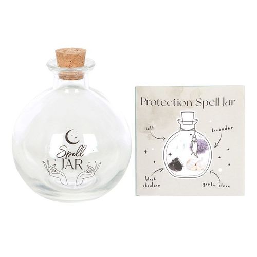 10cm Glass Spell Jar with Recipe Booklet - Inspired Creative Gifts