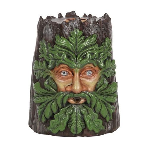 Spirit of the Trees Green Man Backflow Incense Burner - Inspired Creative Gifts