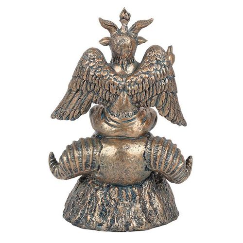 Gold Baphomet LED Backflow Incense Burner - Backflow Burners & Cones - Inspired Creative Gifts