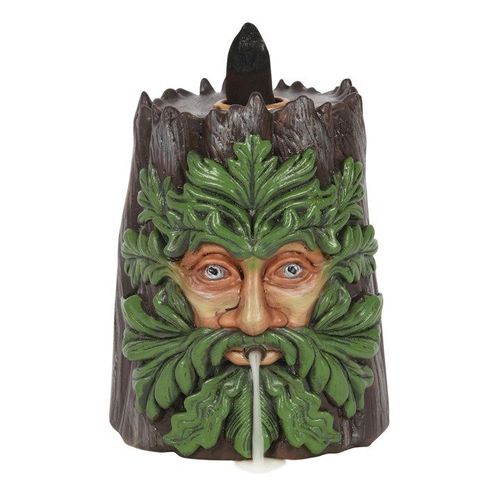 Spirit of the Trees Green Man Backflow Incense Burner - Inspired Creative Gifts