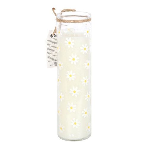 White Daisy Tube Candle - Candles - Inspired Creative Gifts