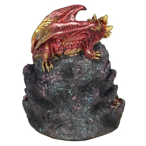 Red Dragon Backflow Incense Burner with Light - Backflow Burners & Cones - Inspired Creative Gifts