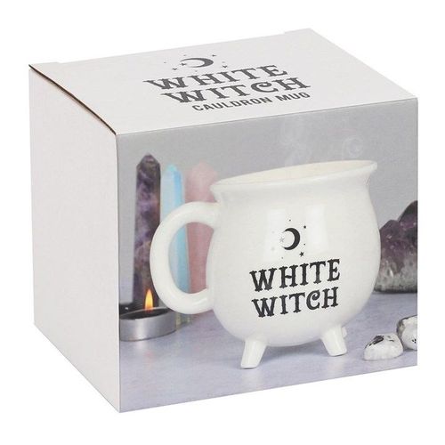 White Witch Cauldron Mug - Mugs - Inspired Creative Gifts