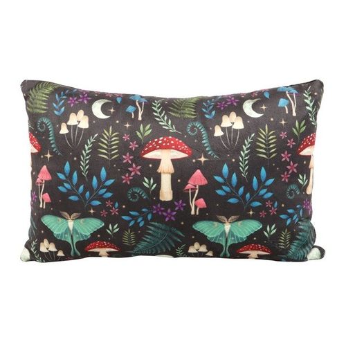40cm Rectangular Dark Forest Print Cushion - Cushions - Inspired Creative Gifts