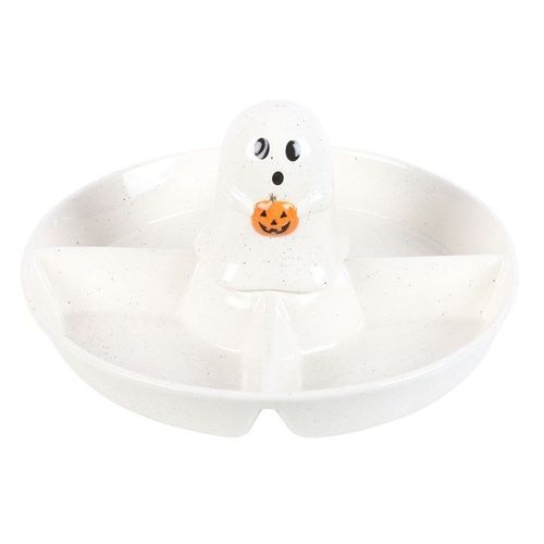 Ghost Chip & Dip Snack Dish - Tableware - Inspired Creative Gifts