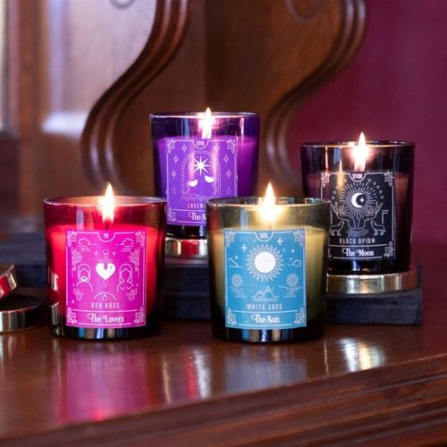 The Sun White Sage Tarot Candle - Candles - Inspired Creative Gifts