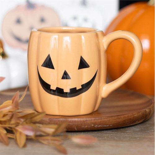 Jack-o'-Lantern Pumpkin Shaped Mug - Mugs - Inspired Creative Gifts
