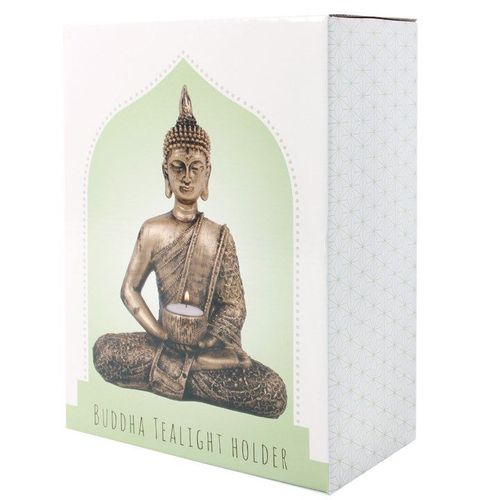 Sitting Thai Buddha Tealight Holder - Candle Holders - Inspired Creative Gifts