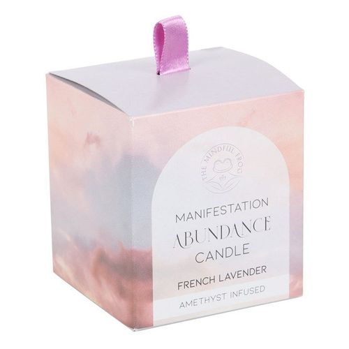 Abundance French Lavender Crystal Chip Candle - Candles - Inspired Creative Gifts