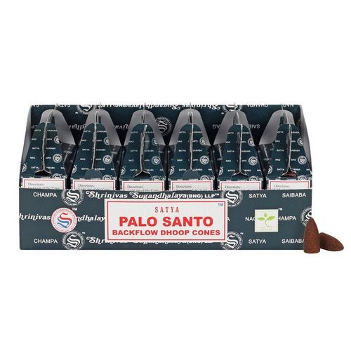 Set of 6 Packets of Satya Palo Santo Backflow Dhoop Cones - Inspired Creative Gifts