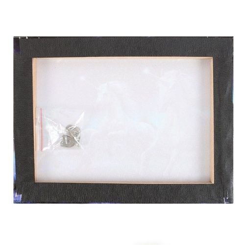 25x19cm Shooting Stars Canvas Plaque by Anne Stokes - Inspired Creative Gifts