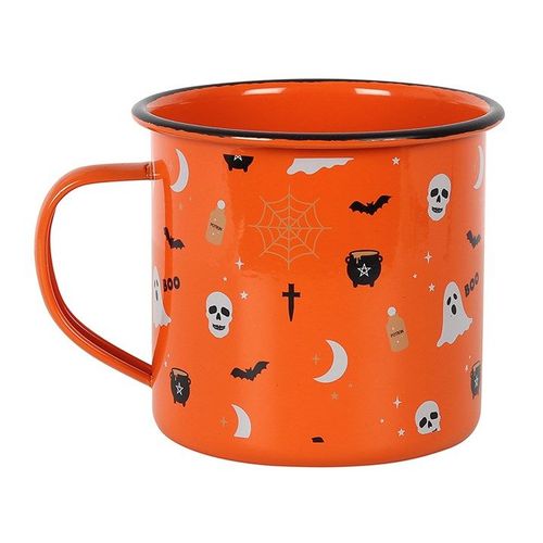 Halloween Print Enamel Mug - Mugs - Inspired Creative Gifts