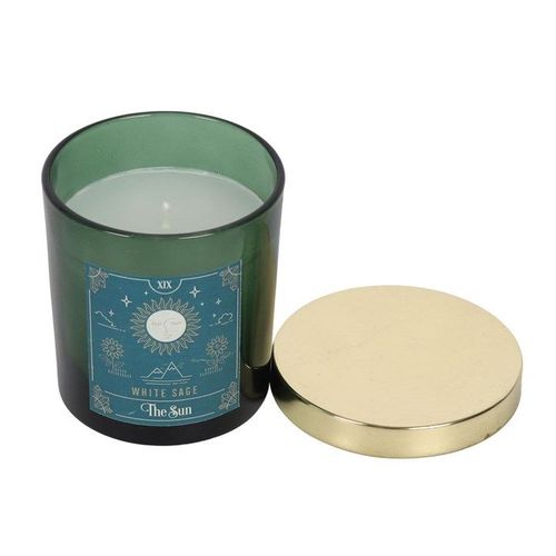 The Sun White Sage Tarot Candle - Candles - Inspired Creative Gifts