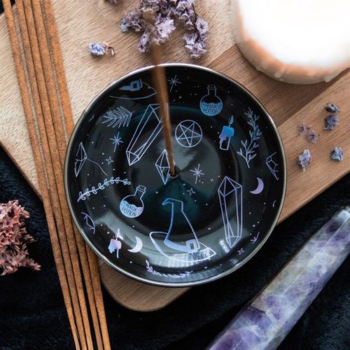 Crystal Witch Incense Holder Plate - Incense Holders - Inspired Creative Gifts