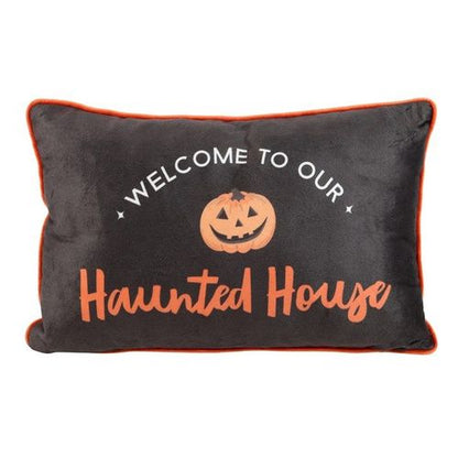 40cm Rectangular Haunted House Cushion - Inspired Creative Gifts