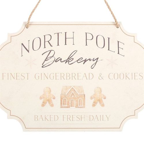 North Pole Bakery Hanging Sign - Sign - Inspired Creative Gifts