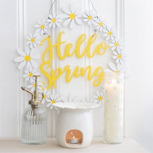 White Daisy Tube Candle - Candles - Inspired Creative Gifts