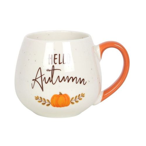 Hello Autumn Rounded Mug - Mugs - Inspired Creative Gifts